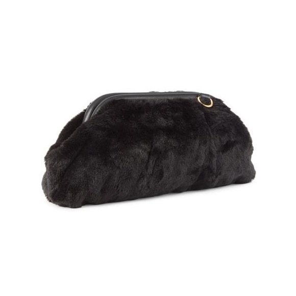NWT Faux Fur CONVERTIBLE Clutch | elegant + sophisticated 💎 - Picture 4 of 5